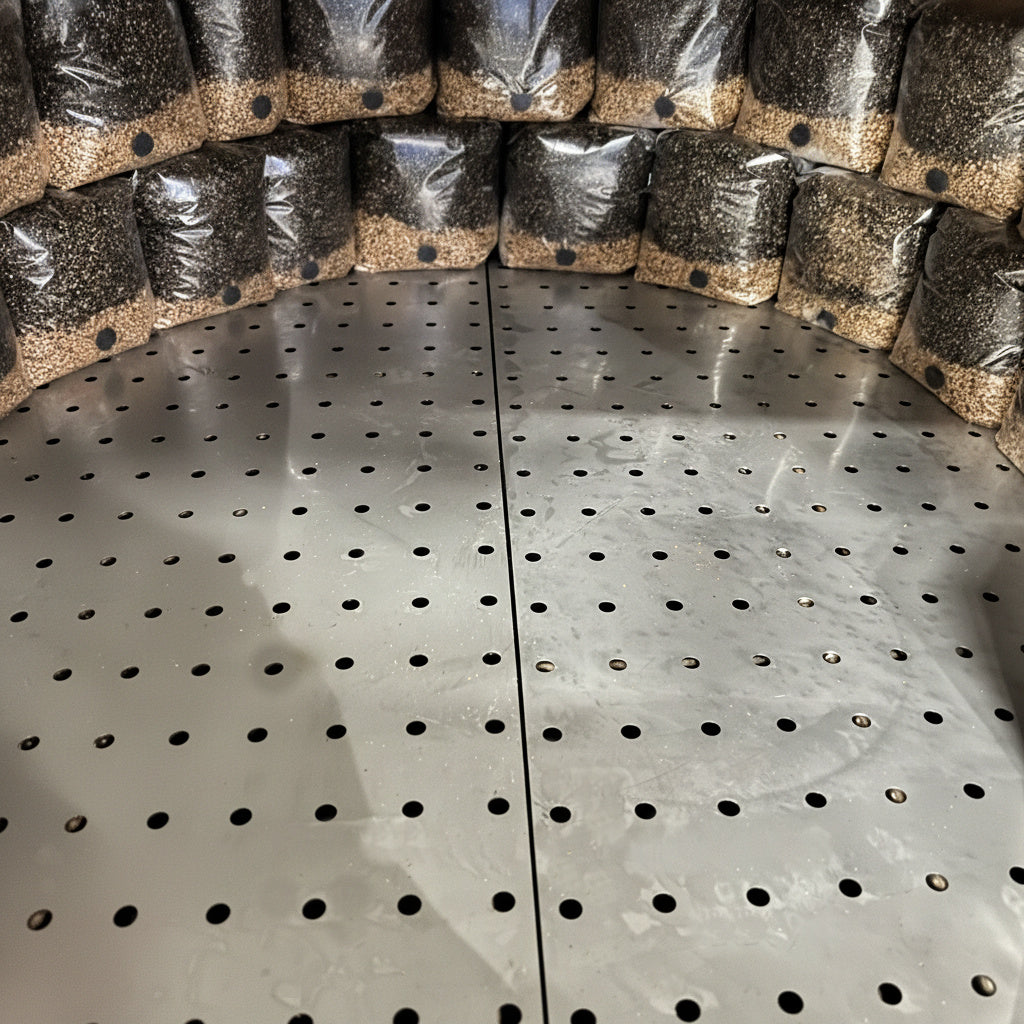 Blue Myco Heavy-Duty Steam-Flow Trays For Myco Bags & Jars