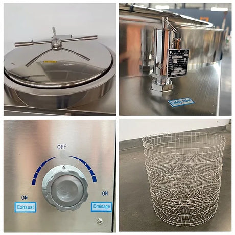 200L Commercial Automatic Digital Electric Mushroom Autoclave Sterilizer