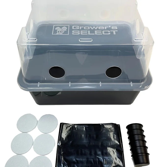 Growers Select 44 Quart Monotubs, Filter Disk Plugs & Liners (12-Pack)